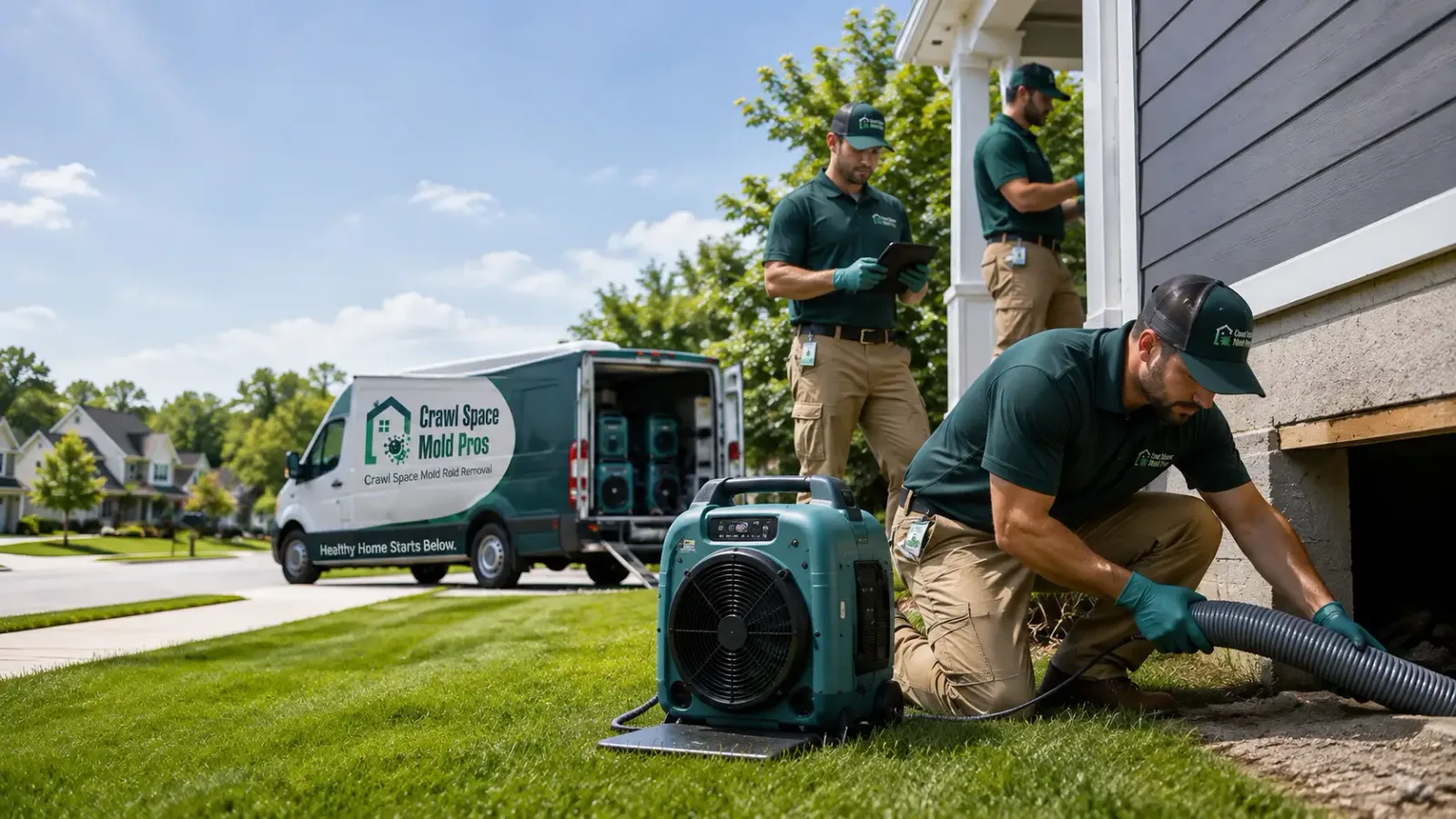 Crawl Space Mold Removal in Peru, IL
